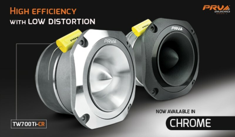 2x PRV Audio TW700Ti-CR Bullet 4” Pro Tweeter 8 Ohm Titanium Car Audio 480W