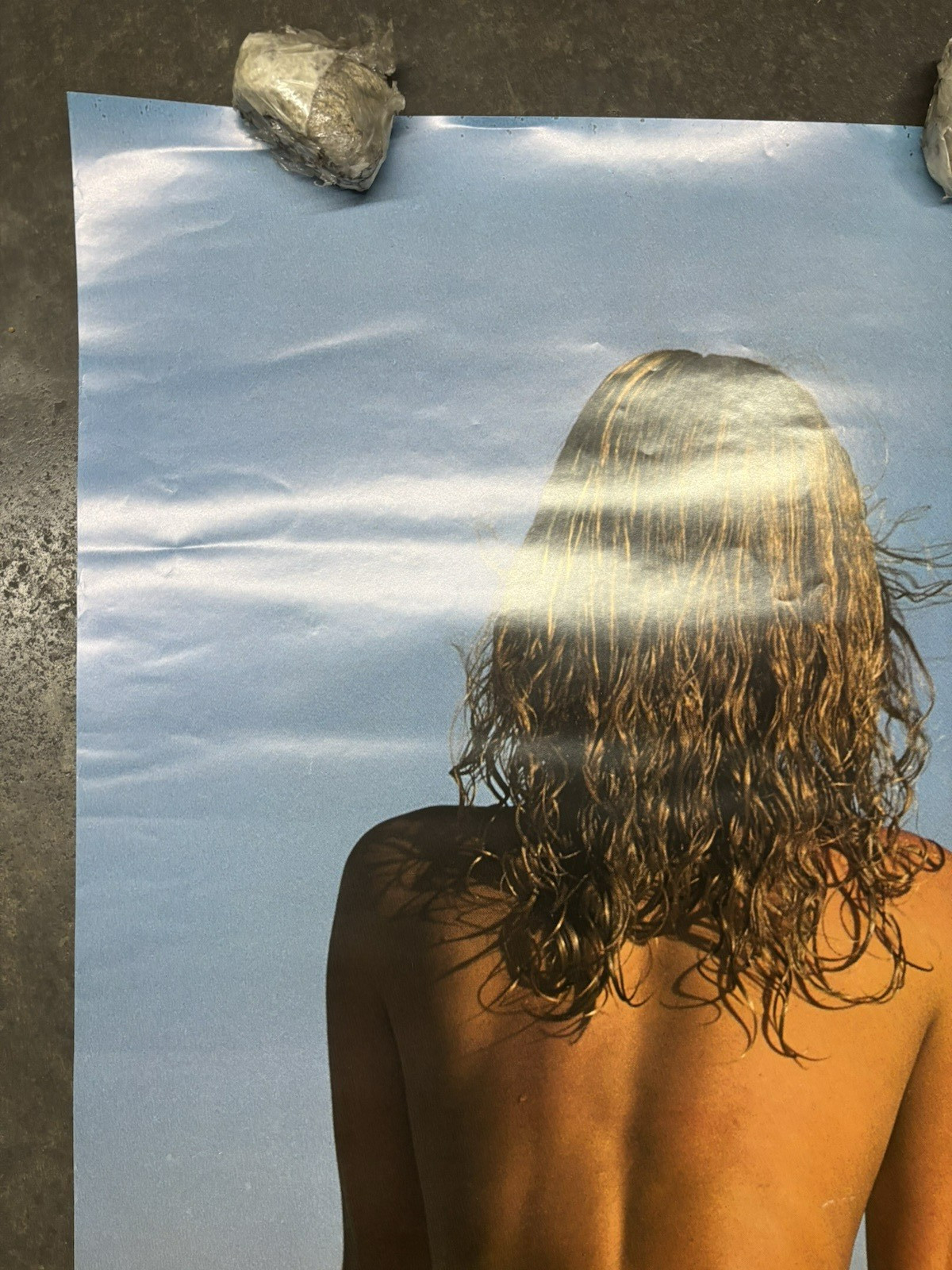 Jutta Cowboy boots large door Poster hot girl cowgirl C2852