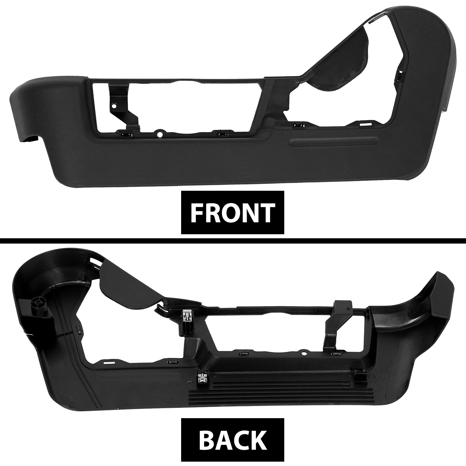 For 2009-2014 Ford F150 Seat Cover Trim Panel Bezel Black Drivers Side