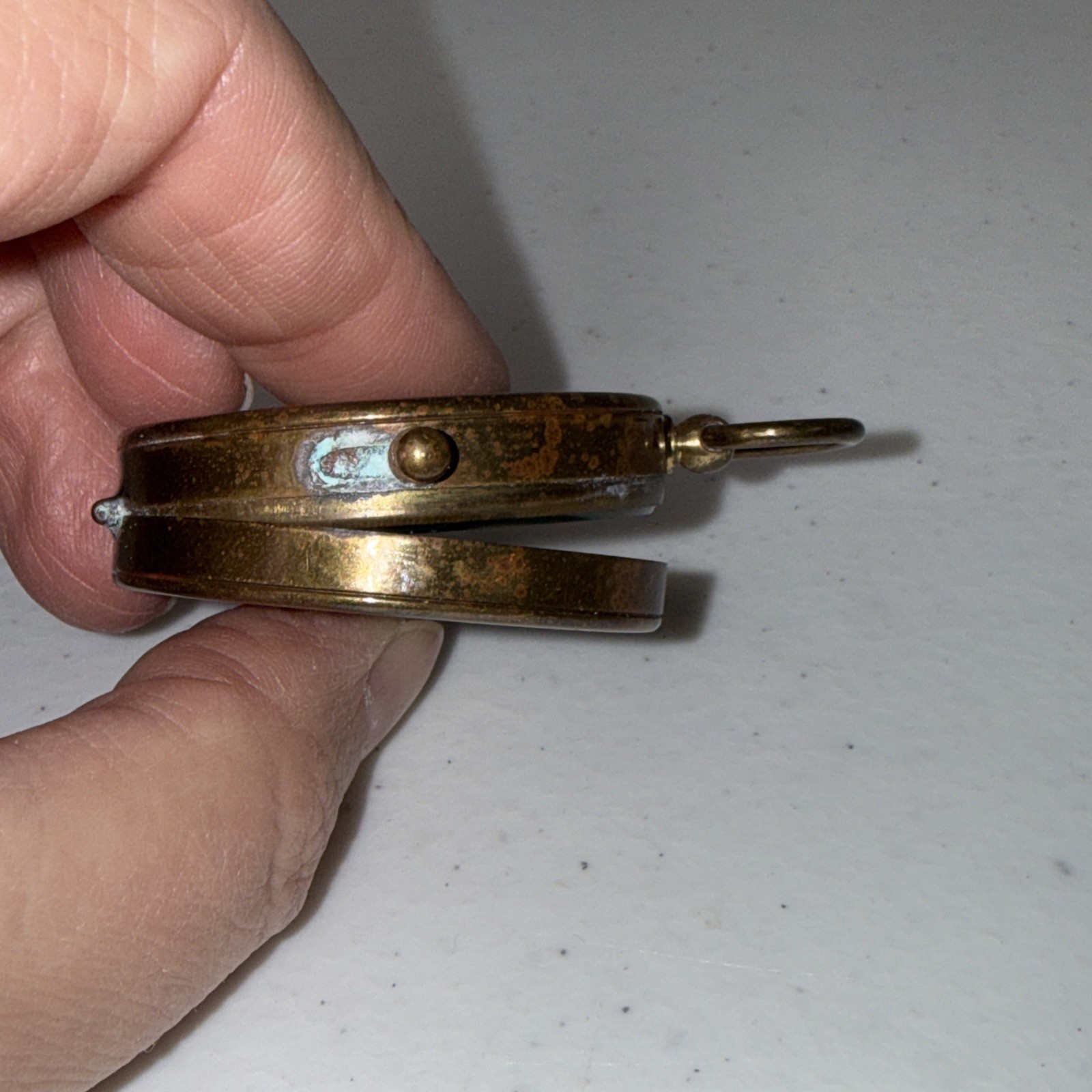 Vintage German Compass Brass Pocket Military Army