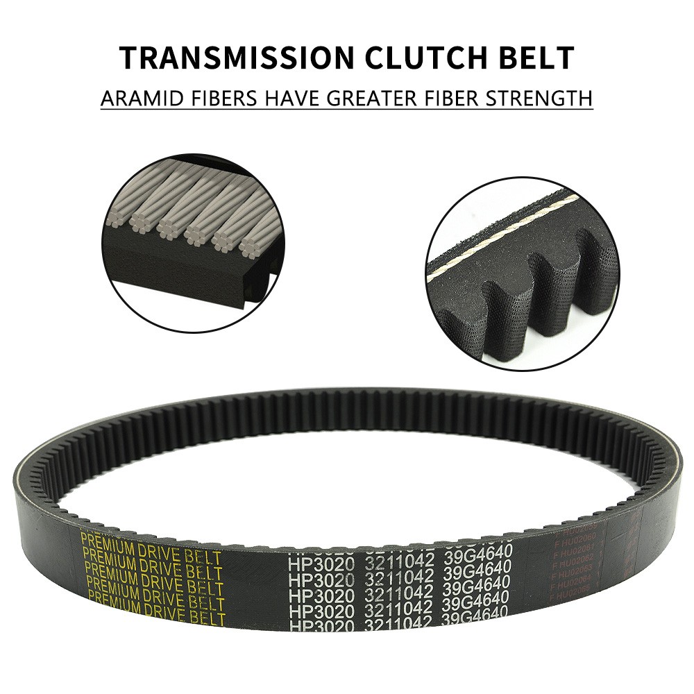 2PCS For Polaris 3211042 Drive Belt fits1985-1997 400 Trail Star Classic RMK