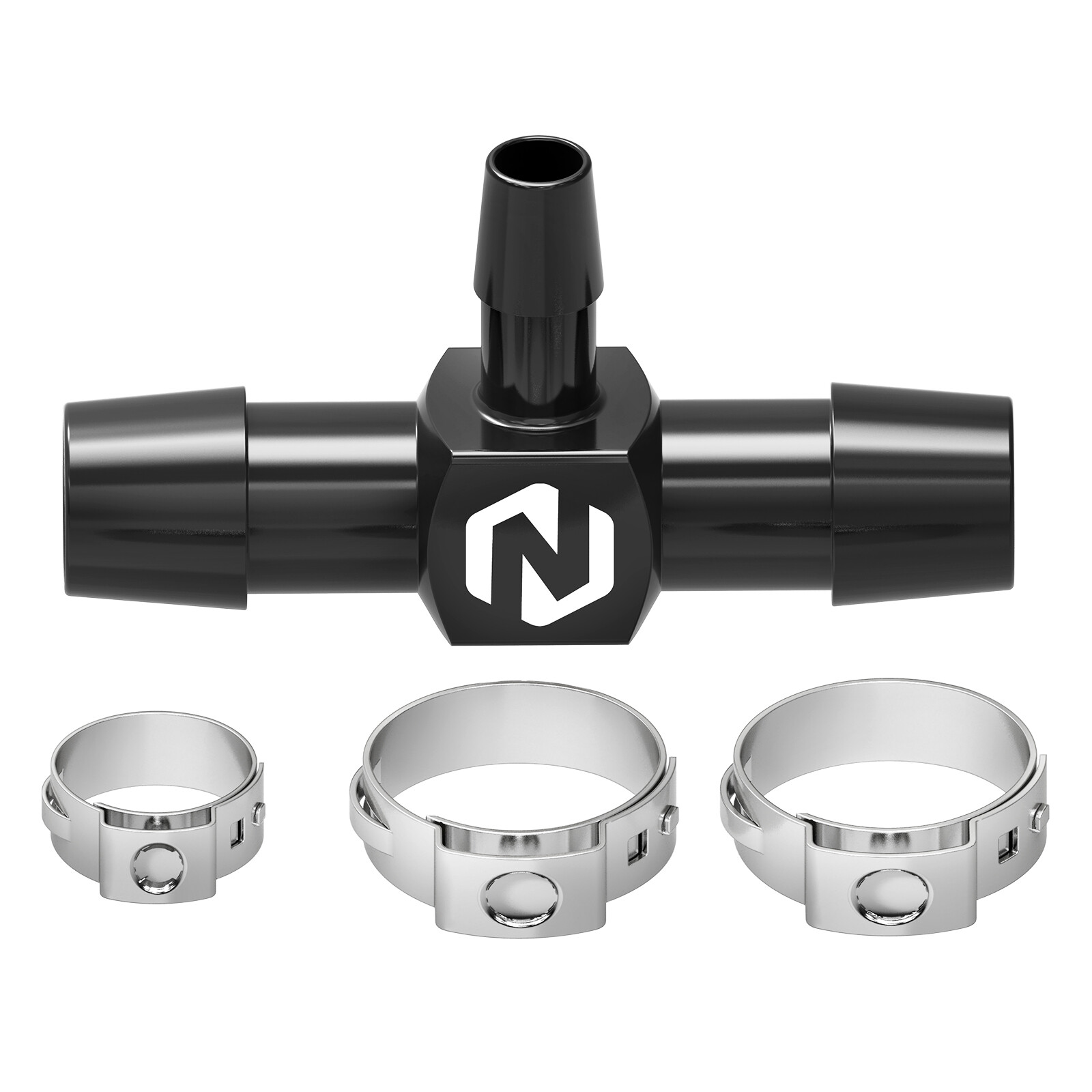 NICECNC Tee Coolant Fitting Radiator Hose Connector For Can-Am Maverick X3 Turbo