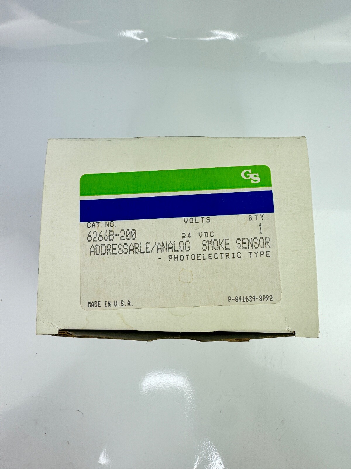 EST GS Edwards 6266B-200 Addressable Photoelectric Smoke Detector 24vdc