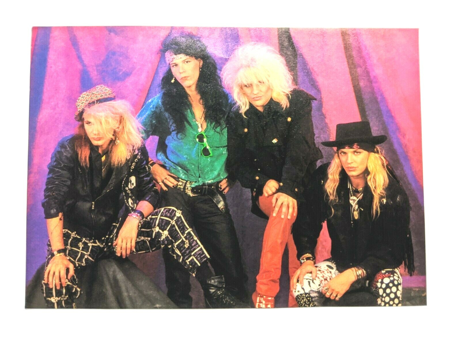 POISON / RIKKI ROCKETT / FULL BAND MAGAZINE FULL PAGE PINUP POSTER CLIPPING (7)