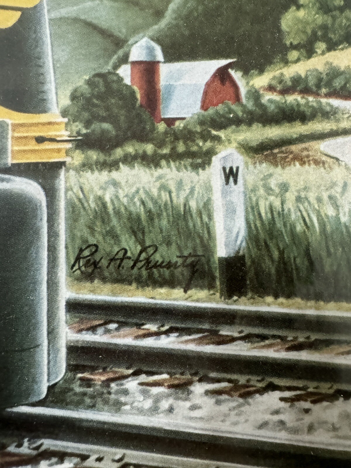 Lithograph Of The General Motors Train 'The Erie Limited' Vintage