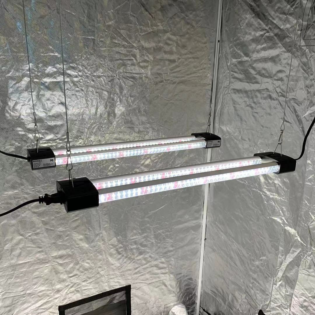 BoostGro LED Plant Grow Light Sunlike Full Spectrum Flower Hydroponics Dual Tube