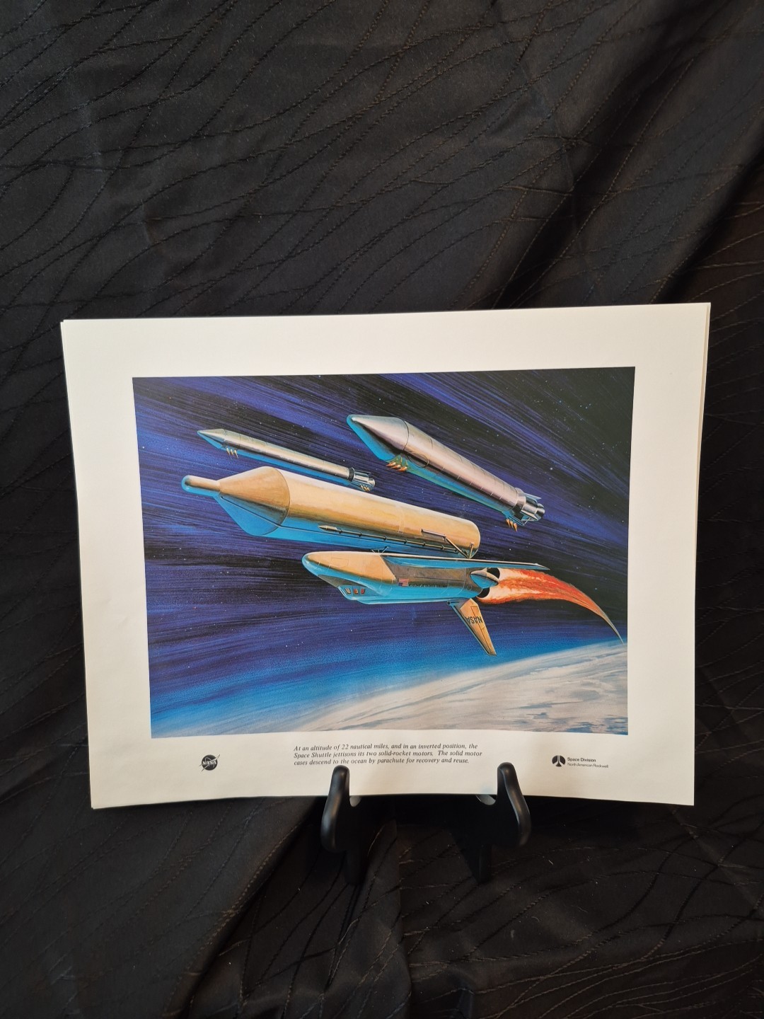 Rare - The "Space Shuttle Saga" Lithograph Set Of 6, 11x14