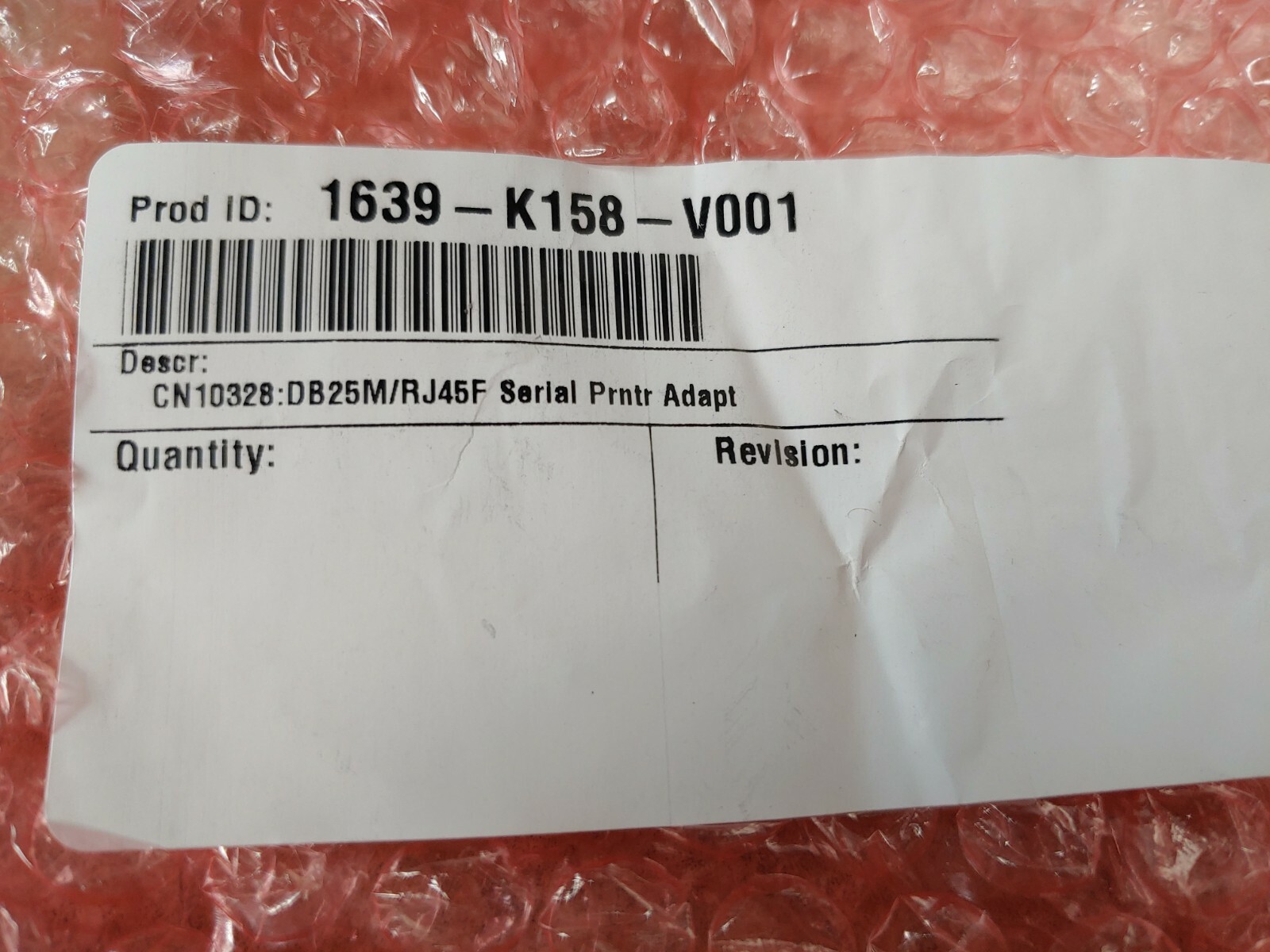 NCR DB25 RS-232 Serial Port to RJ45 Cat5 Adapter Fits EPSON & Bixolon Printers