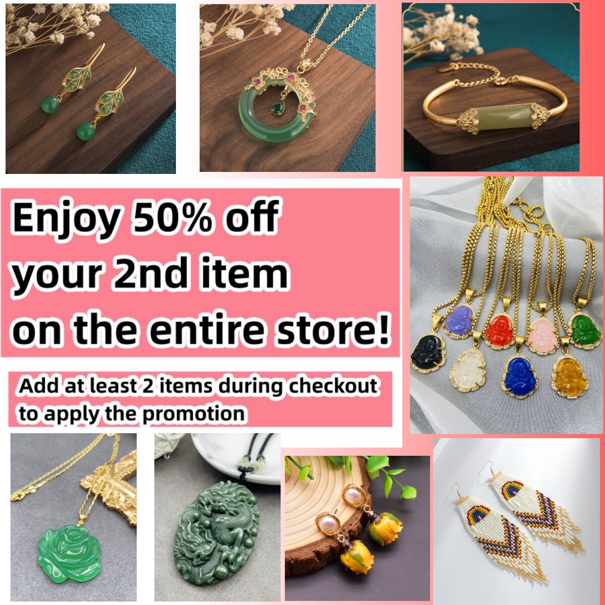 Jade Drop Dangle Earrings Peacock Cloisonne Bohemian Ear Hook 18K Gold Plated