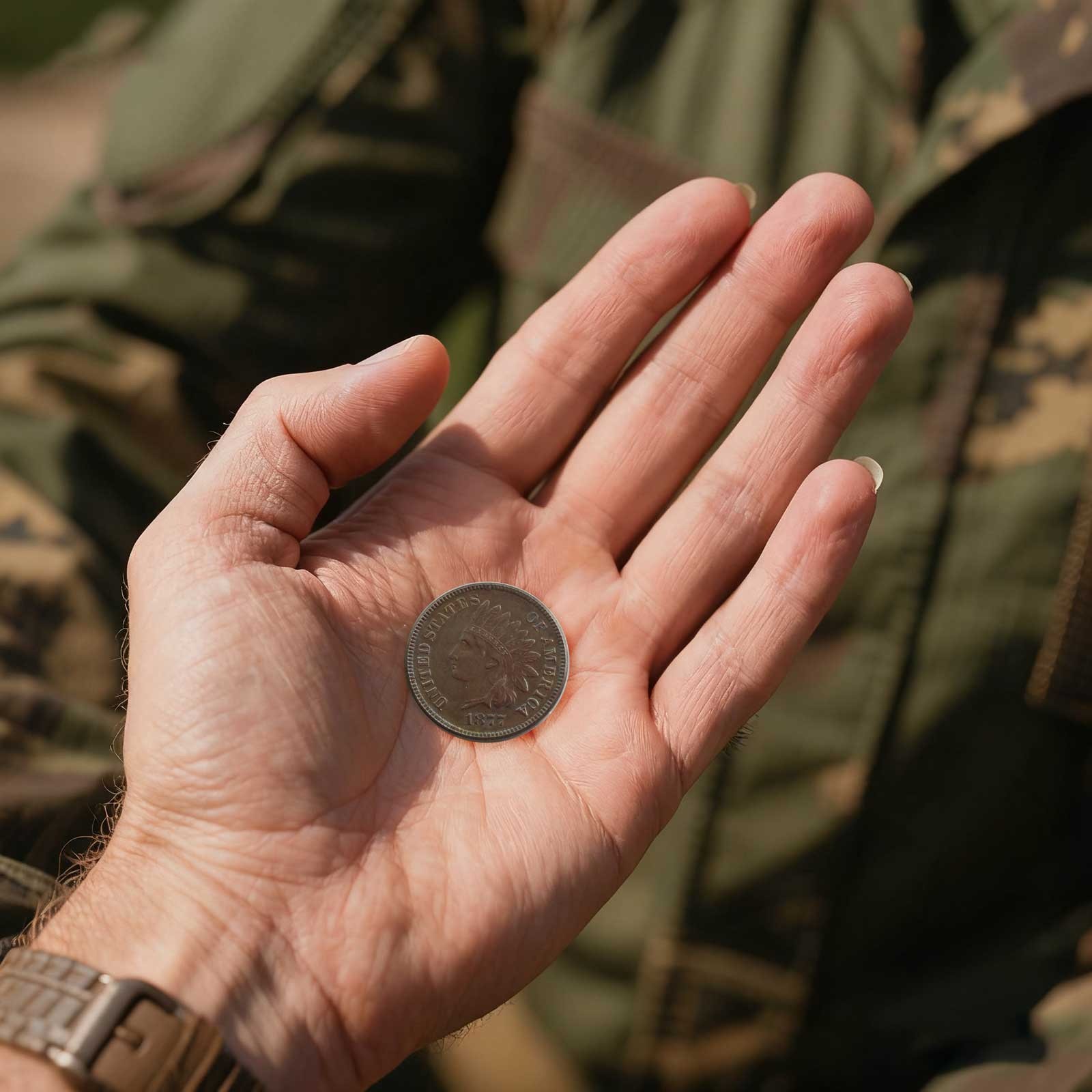 1877 Indian Head Cent Penny, Gorgeous RED, Superb