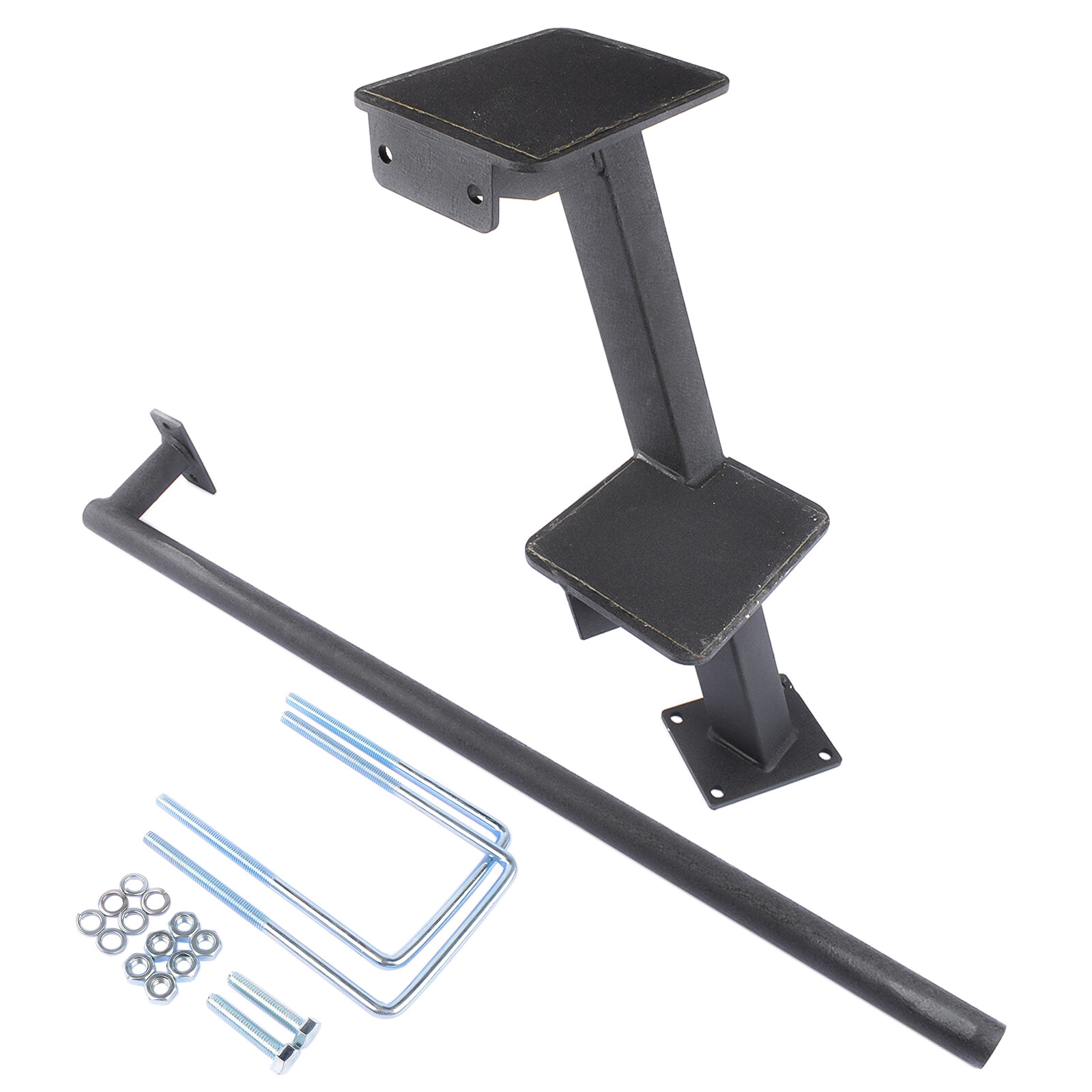 Boat Step Dual Step Boat Trailer Steps for Universal Bass Pontoon Hunting Boats