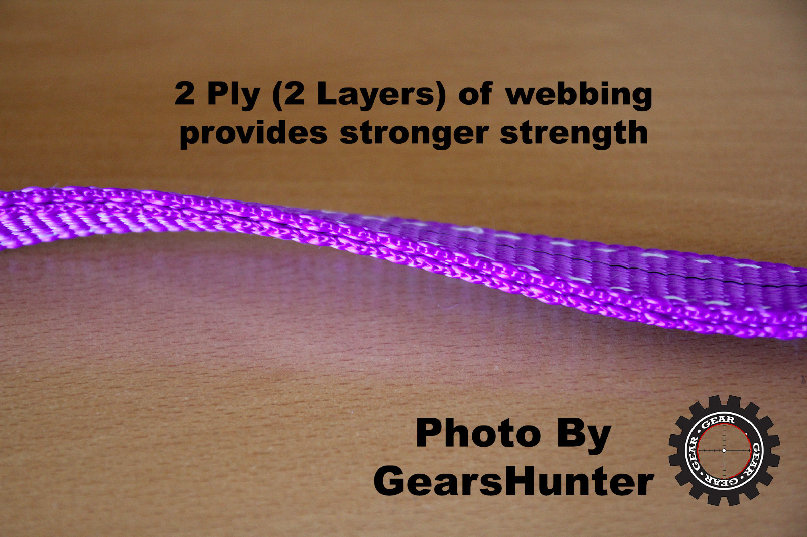 1" (Various Length) 2-Ply Nylon Web Sling Lift Tow Strap Heavy Duty 11000LBS