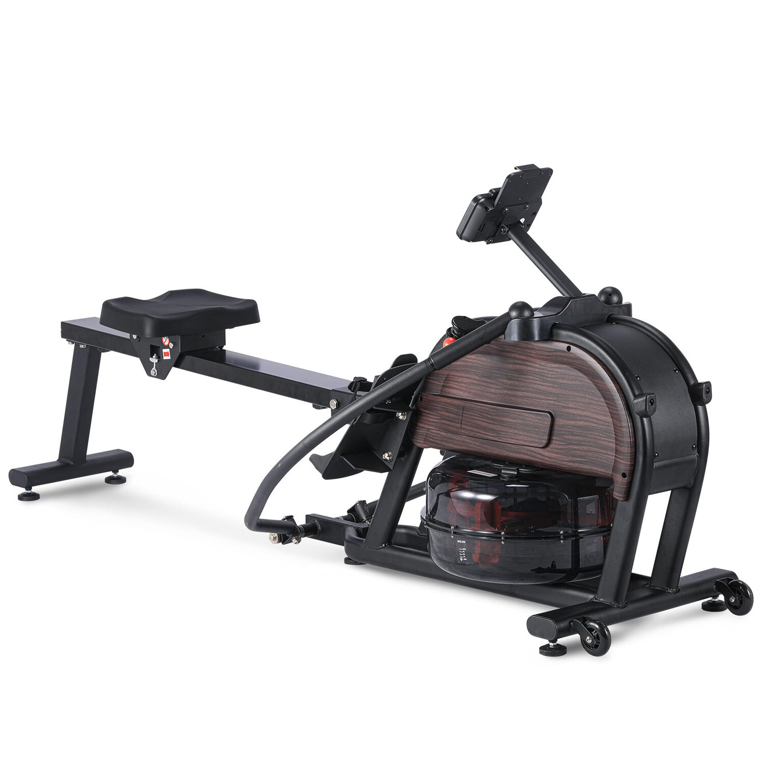 Dual Magnetic & Water Resistance Rowing Machine Extended Slide Max 350lb Weigh