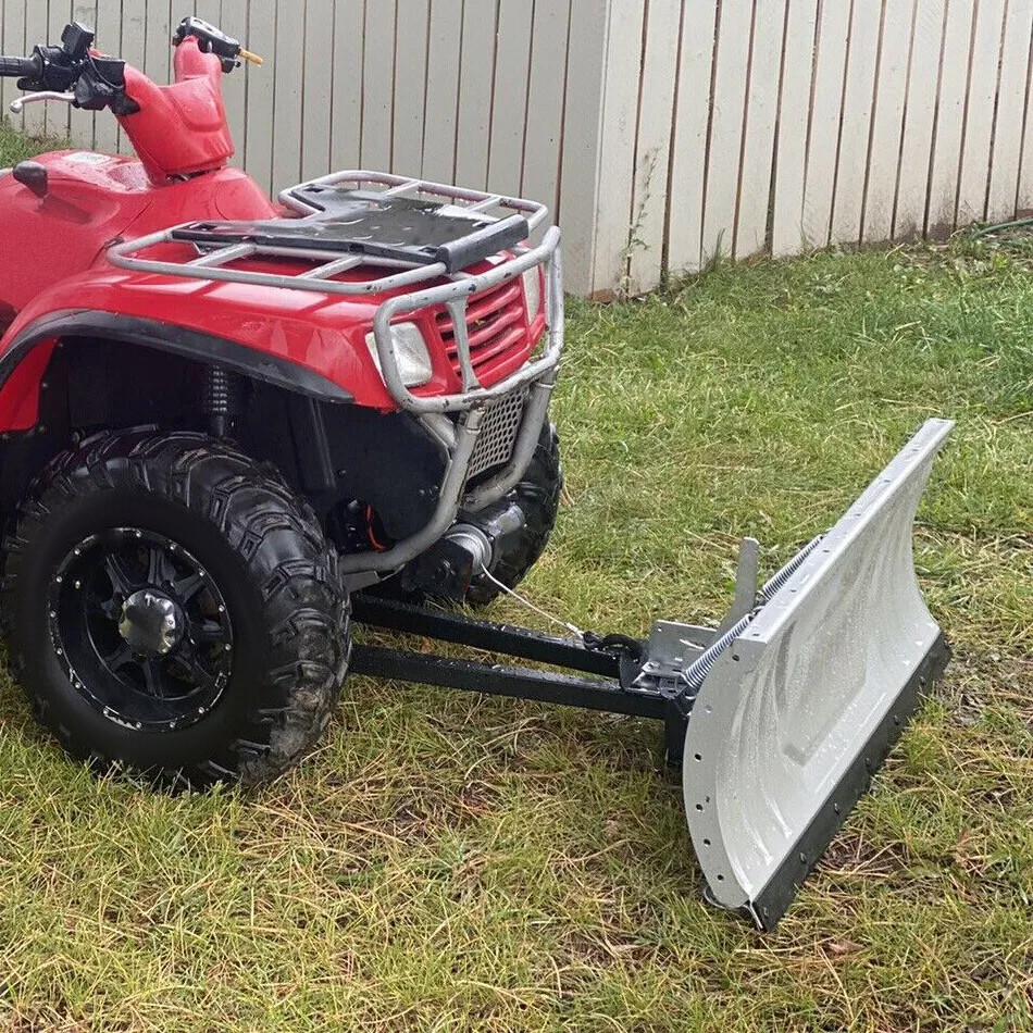 Snow Plow Blade Universal Kit Adjustable 48" For Honda Kawasaki Polaris ATV
