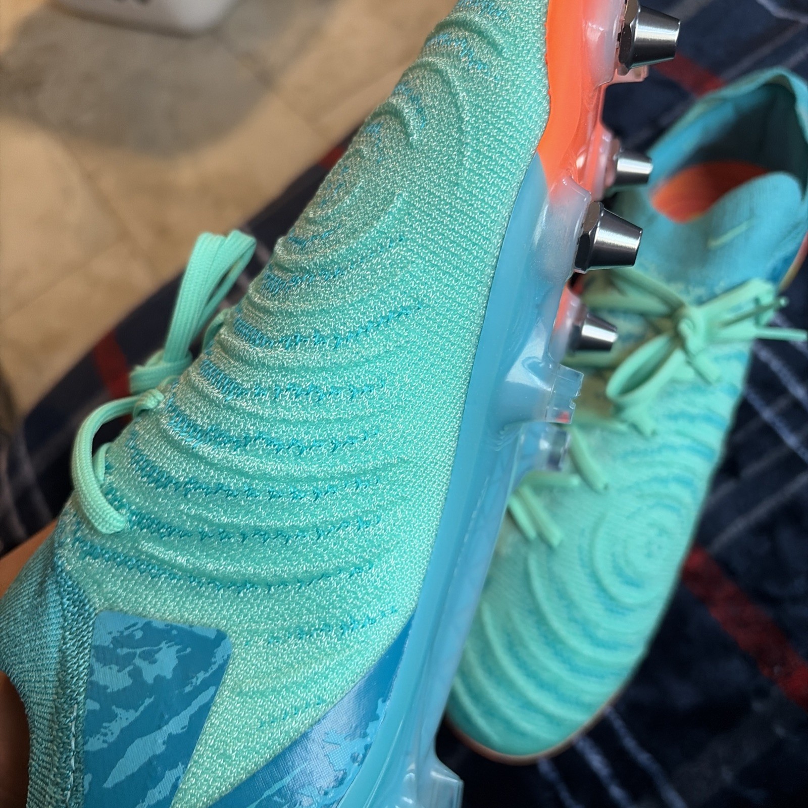 Nike Phantom GX II Elite SG-Pro Player Edition Cleats FZ4939-300 Mens Size 9