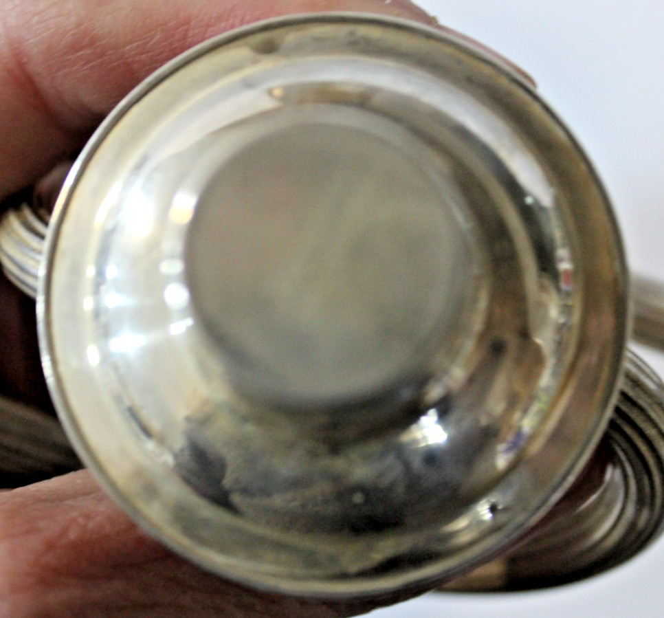 Pair Sterling Silver Preisner Candelabra Georgian 3 Arm Candlesticks 16" #743