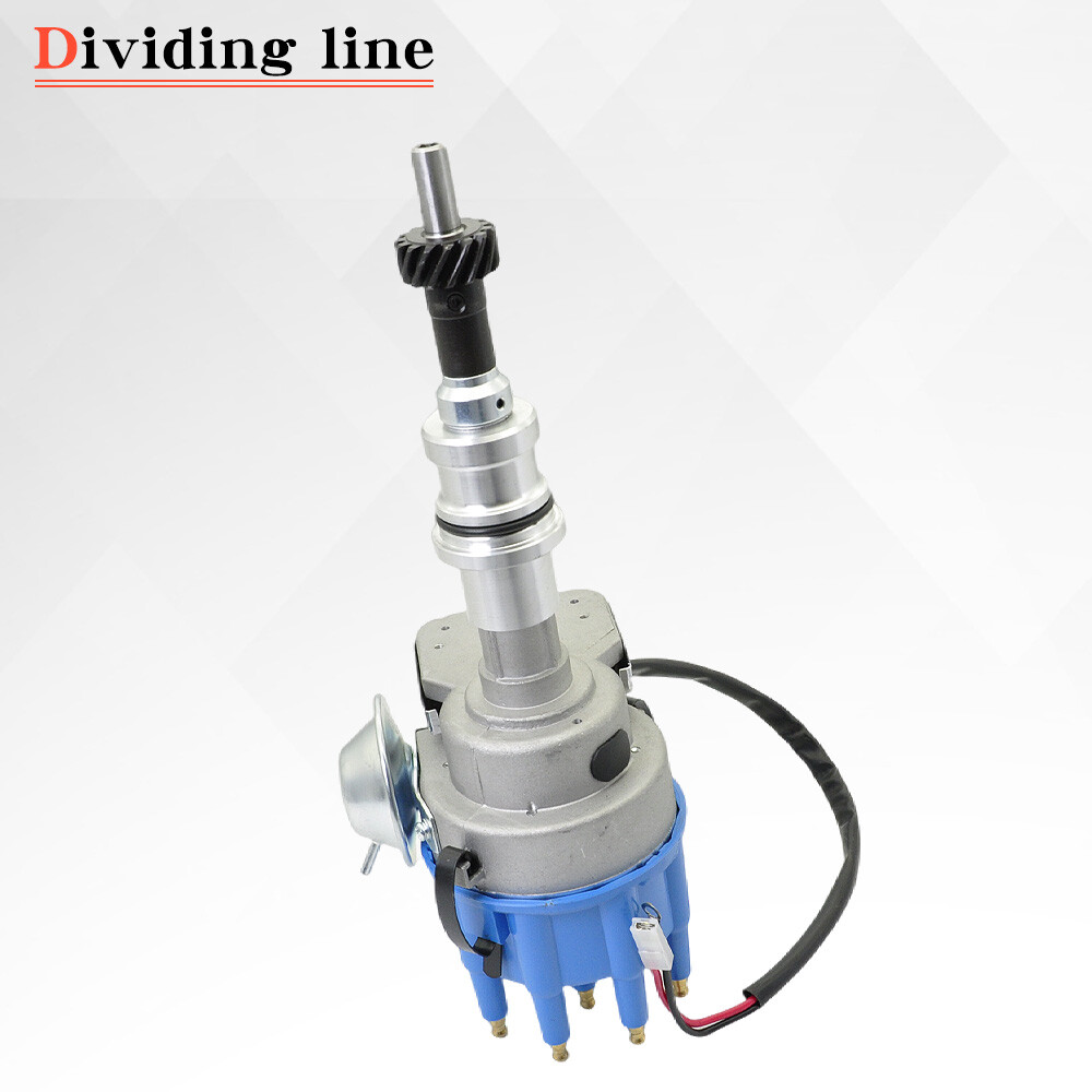 FOR FORD 289 302 BLUE Small Cap HEI Distributor +Coil+UNIVERSAL SPARK PLUG WIRES