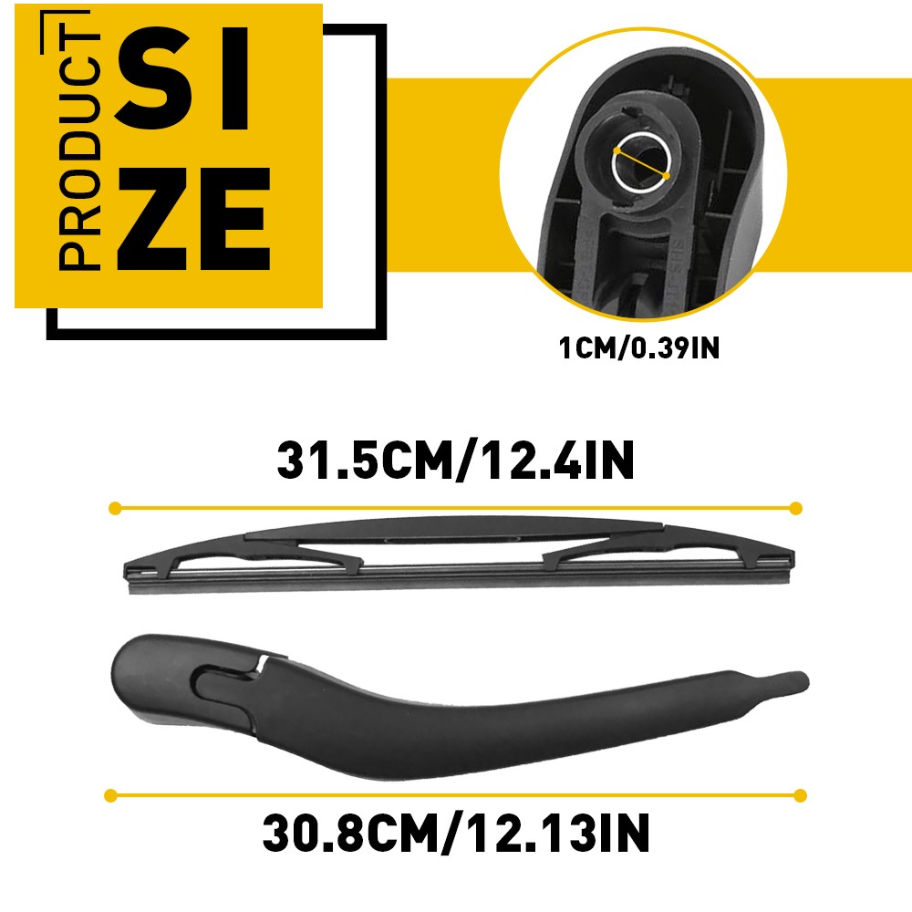 Rear Windshield Back Wiper Arm with Blade For Buick Enclave 2008-2016 15280813 V