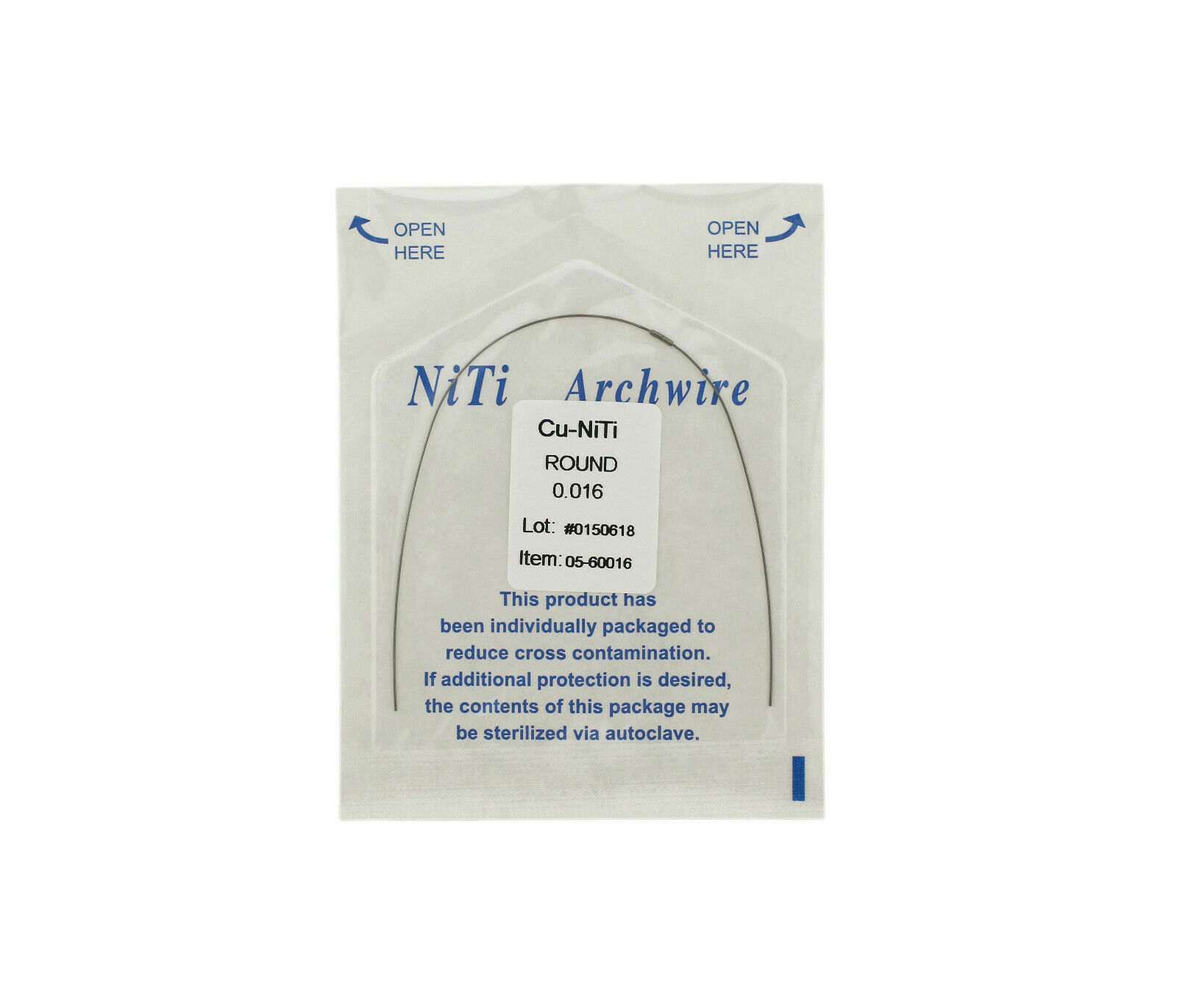 Dental Orthodontic Cu NiTi Copper Nickel Titanium Arch Wire Rectangular Round