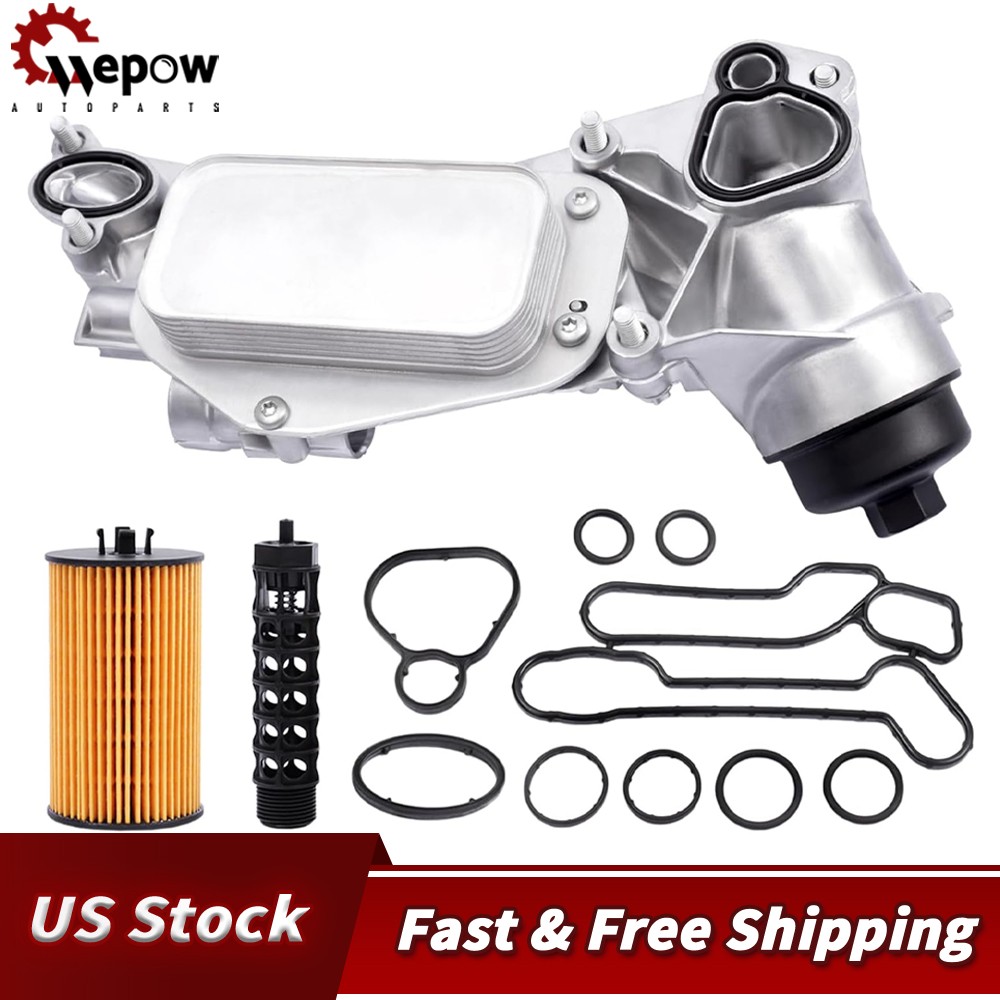 Engine Oil Cooler Filter Housing For Chevy Cruze Sonic Aveo 1.6L 1.8L 93186324