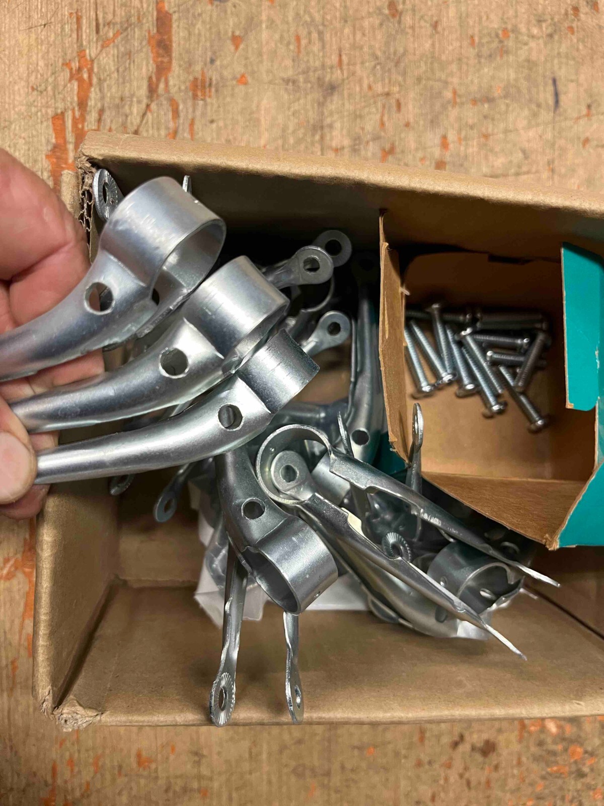 Vintage Bicycle Gooseneck Stem Mounted Light Bracket Clamp Monark Schwinn & NOS