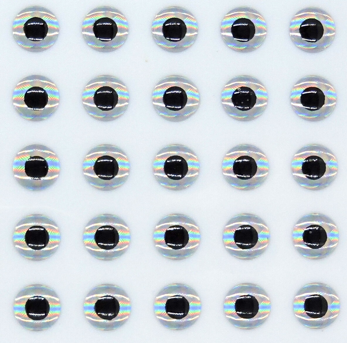 3D-Holographic Fishing Lure Eyes for Fly Tying 4MM, 5MM, 6MM, 7MM, 8MM