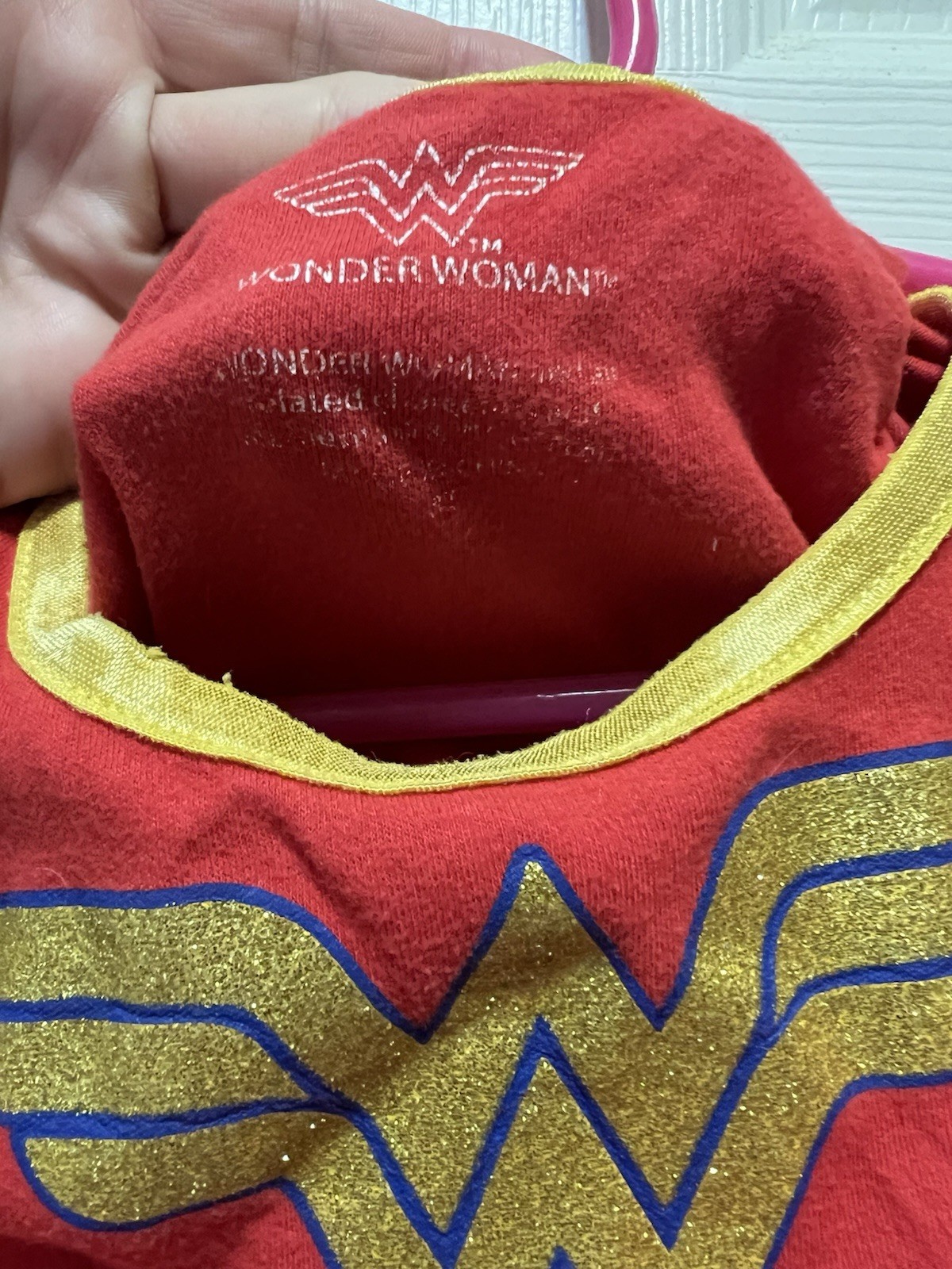 Wonder Woman Kids Dress Costume with Tutu Skirt Toddler 3T Halloween Superhero