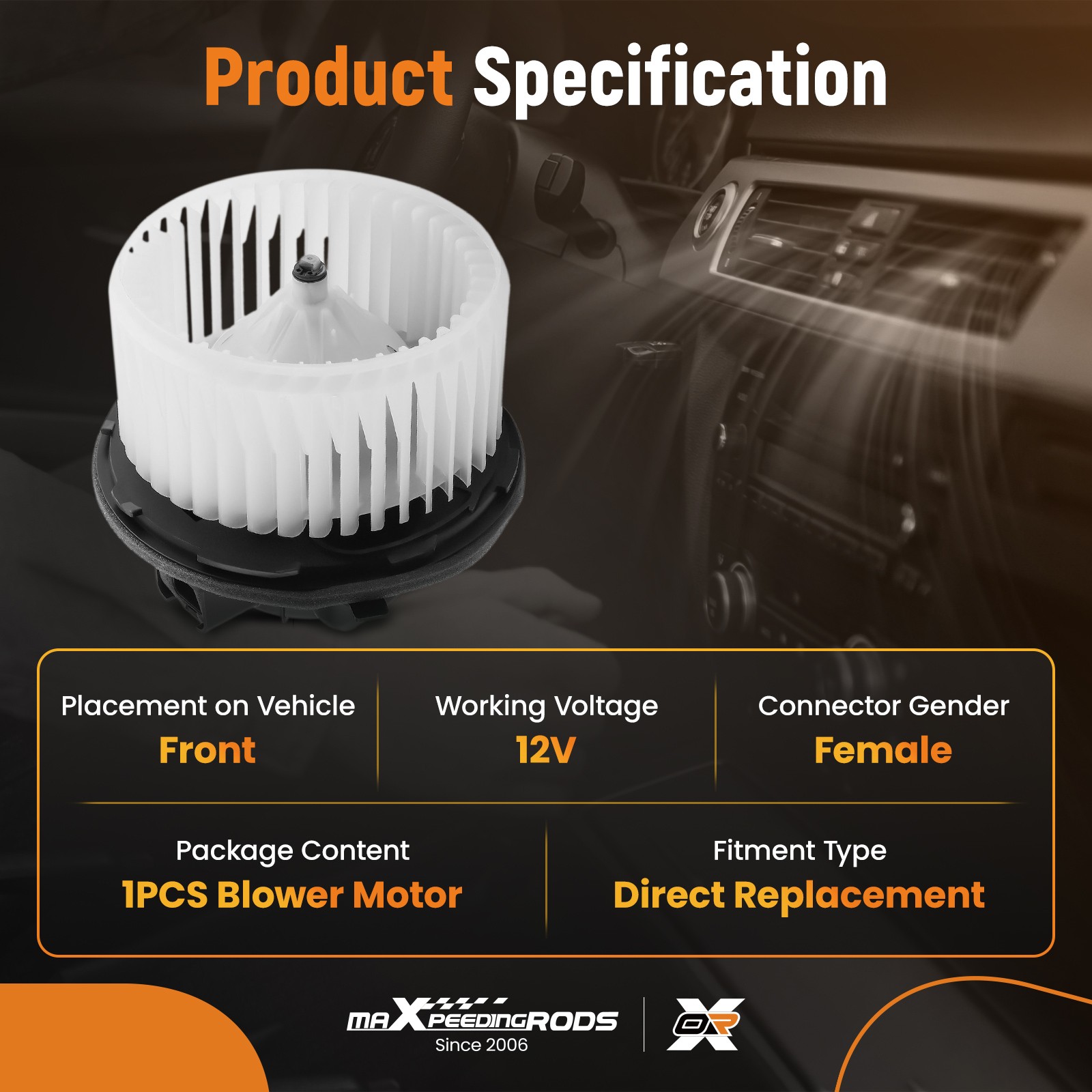 AC Blower Motor for Cadillac Escalade For Chevy Tahoe For Silverado 1500 700089