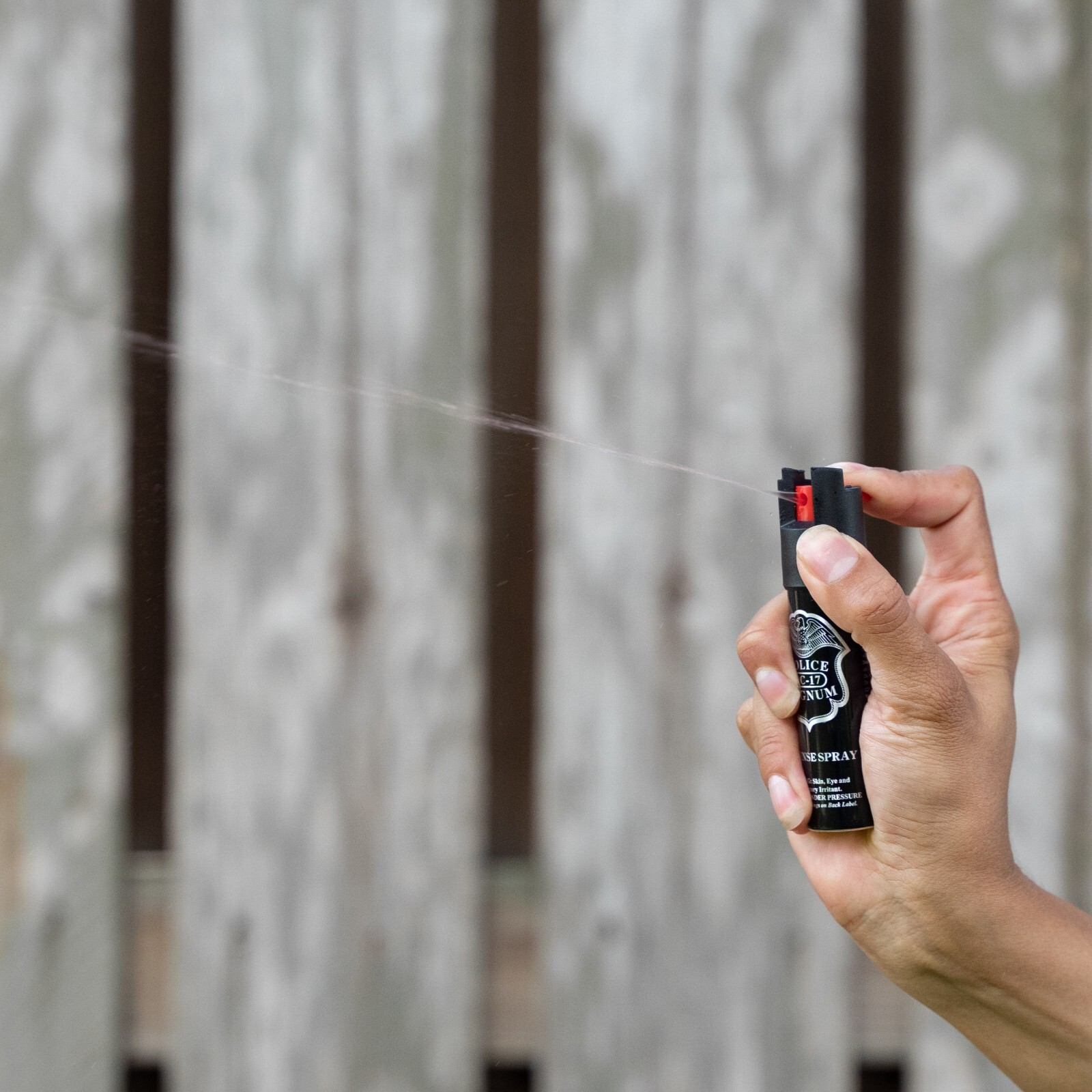 3 Police Magnum pepper spray .75oz unit safety lock self defense protection