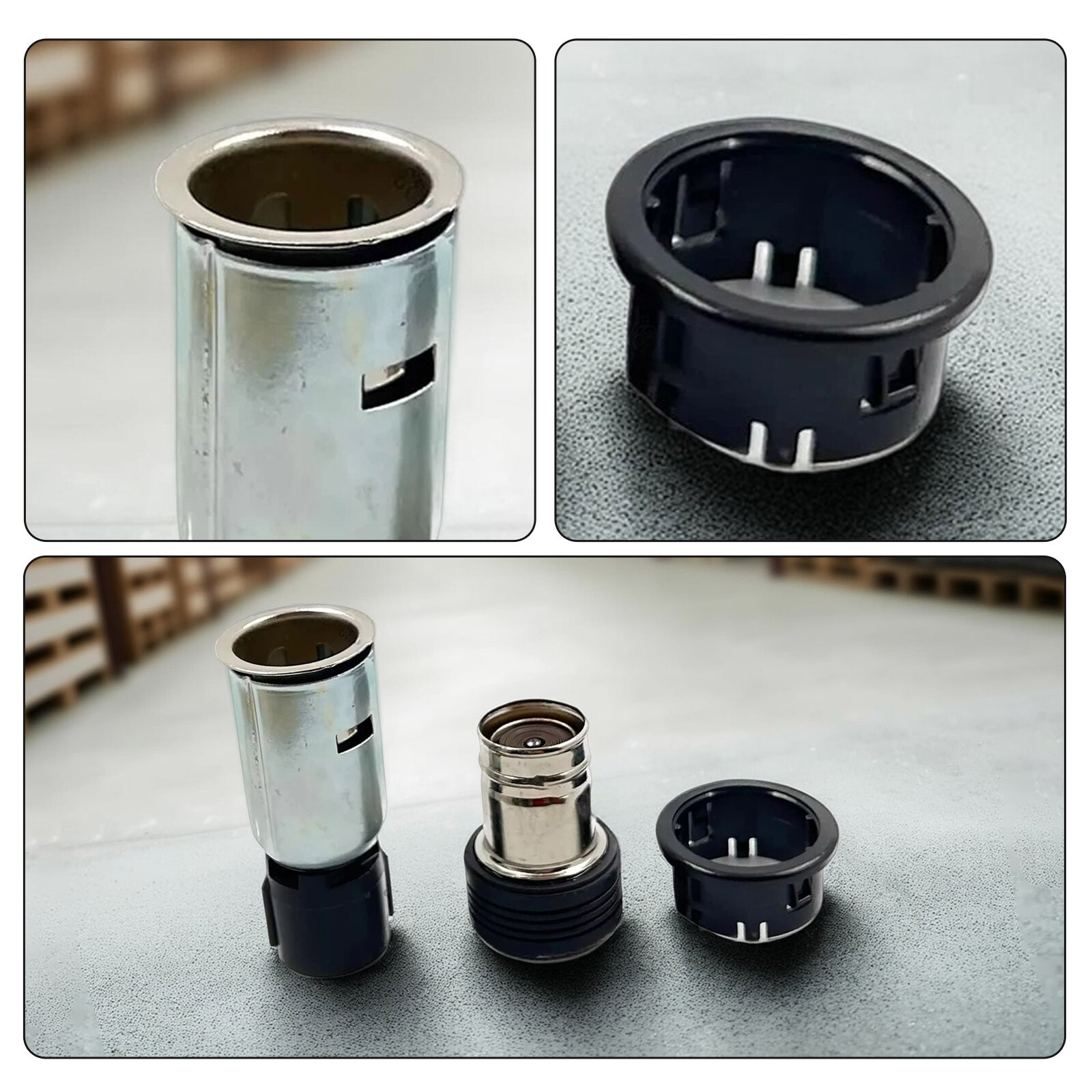 For Ford Cigarette Lighter Assembly Socket 98AG15052AB XC3T15055AD US STOCK