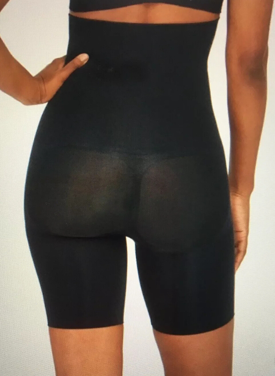 Spanx Assests Size ( 5 )1X Sensational Shaper Mid Thigh Black NWT