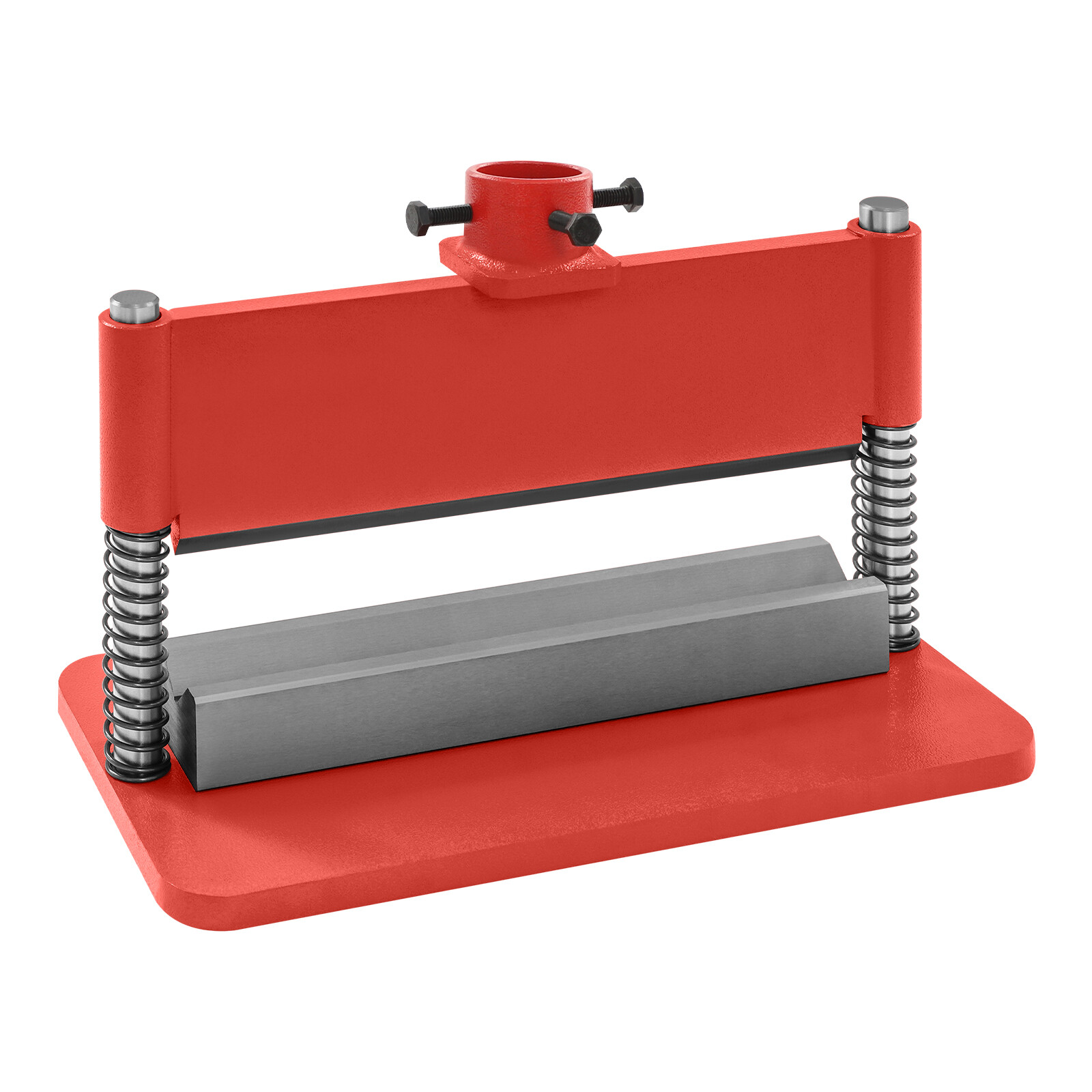 Red 12" Press Brake Attachment for 12-20 Ton Hydraulic Press, Durable Design