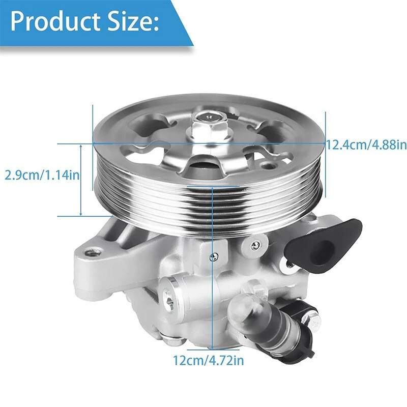 For 2003-2007 Honda Accord EX LX DX 2.4L Power Steering Pump With Pulley 21-5341