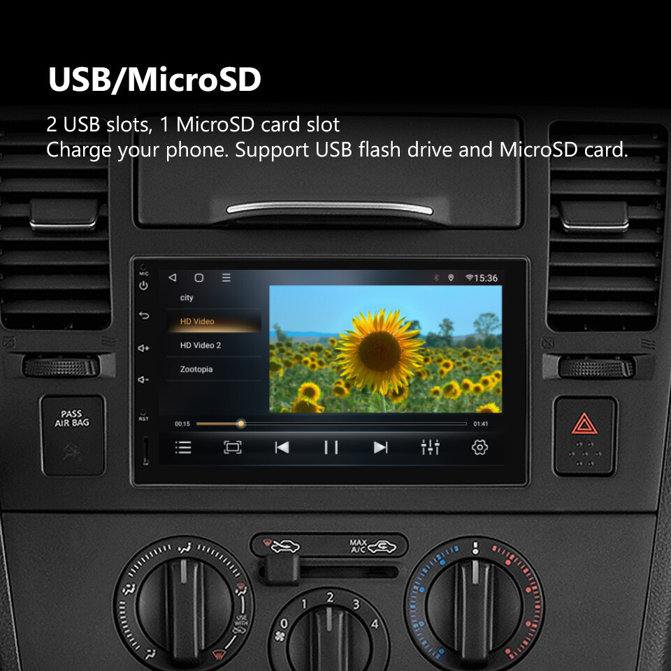 Eonon 7" IPS 2 Din Car Stereo Radio Android 10 8-Core GPS Sat Nav CarPlay No DVD