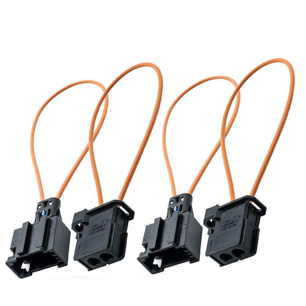 For MERCEDES BMW MOST fiber optic loop bypass Male & Female kit adapter 4Sets US
