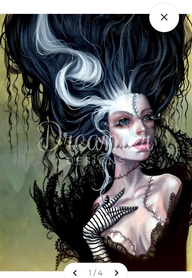 Dreamer Designs Diamond Art Painting Bride of Frankenstein Kurtis Rykovich NIB