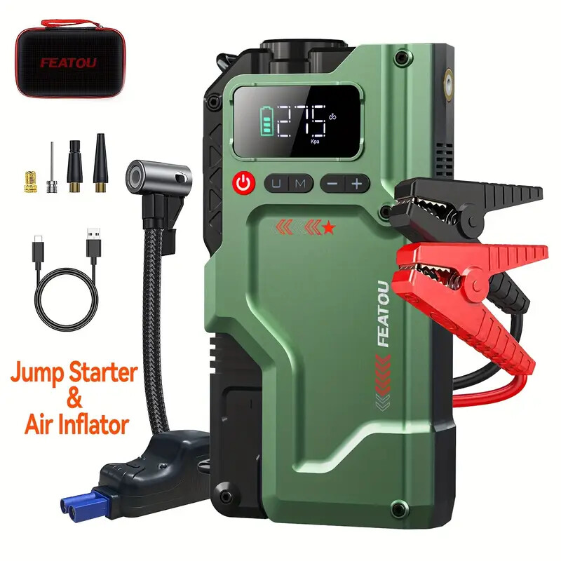 Car Jump Starter Booster Jumper Box Power Bank Battery Charger Portable 7000Amp