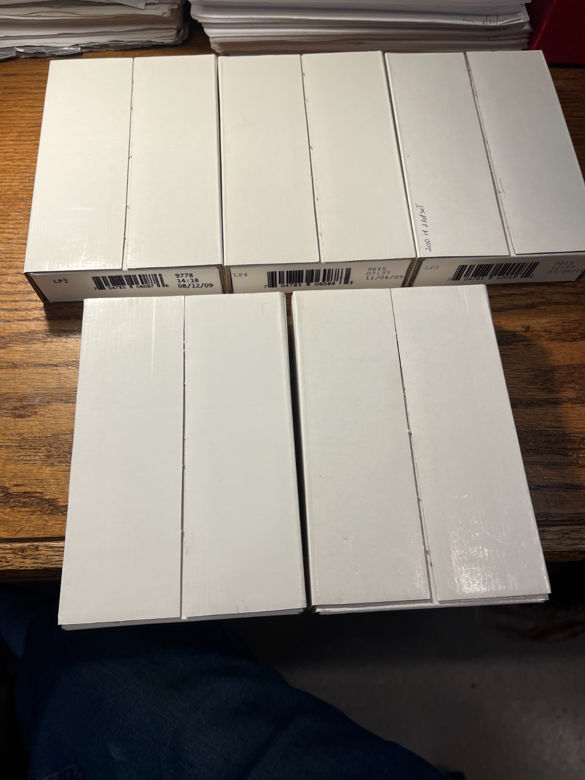 2009 2010 LINCOLN CENT OGP SEALED (5) BOX P+D 10 ROLL LP1 LP2 LP3 LP4 LP5