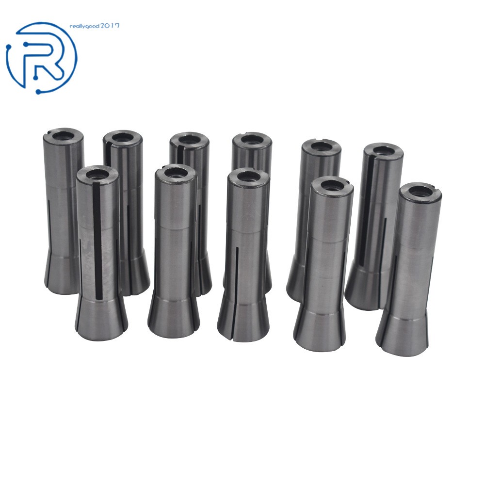 11× R8 Collet 1/8" 3/16" 1/4" 5/16" 3/8" 7/16" 1/2" 9/16" 5/8" 11/16" 3/4" New