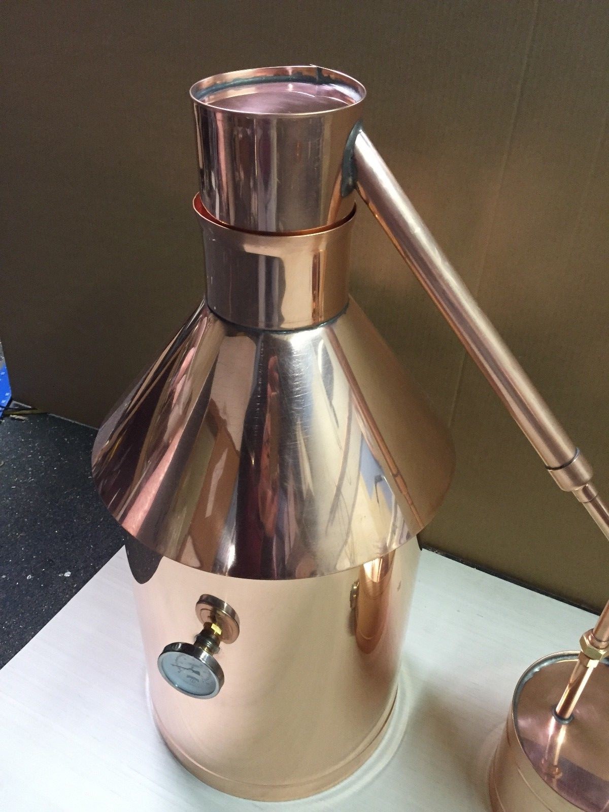 6 Gallon Copper Moonshine Still+Thumper+Worm-Heavy 20oz Copper Private Listing!