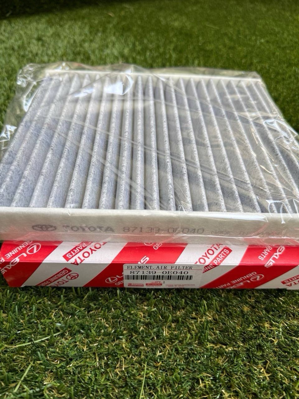 OEM Toyota / Lexus Genuine Charcoal Carbon In-Cabin Clean Air Filter 87139-0E040