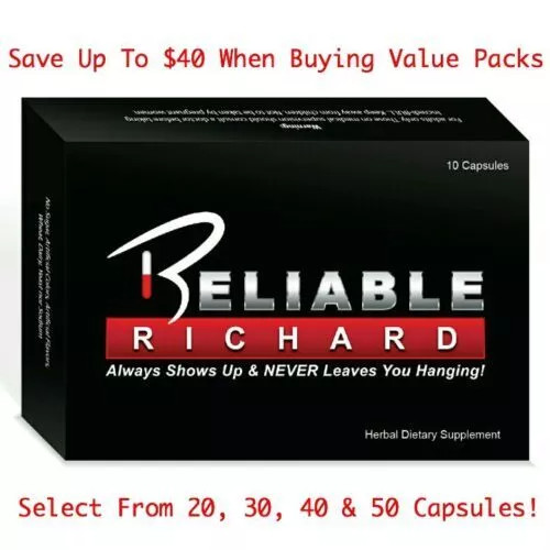Reliable Richard Original Value Packs - #1 Premium Intimacy Support FREE SHP USA