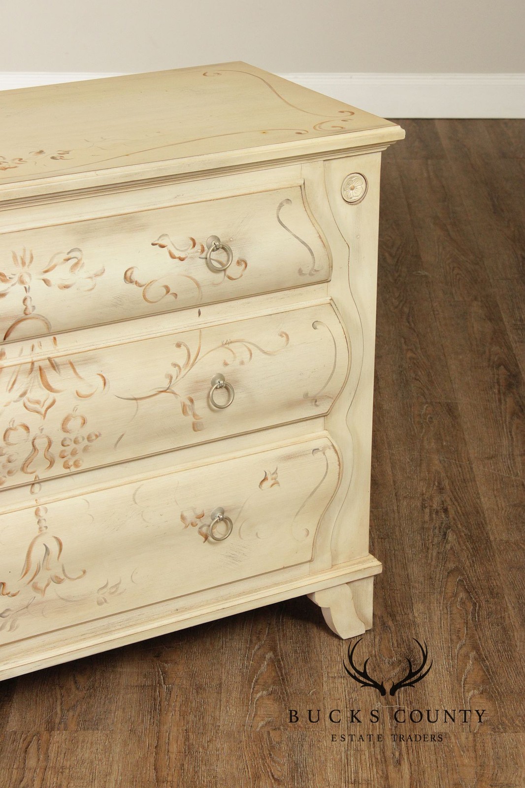 Ethan Allen 'Legacy' Paint Decorated Chest of Drawers