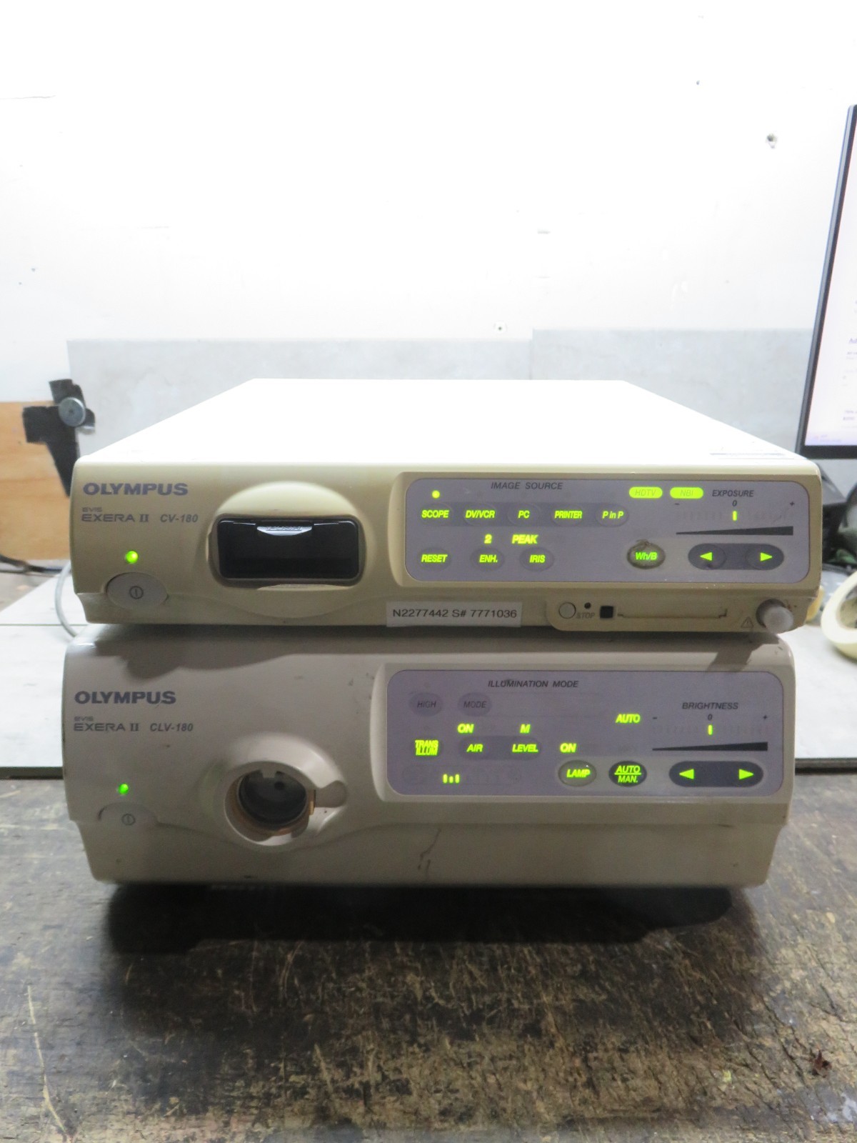 Olympus EVIS EXERA II CLV-180 & CV-180 Processor