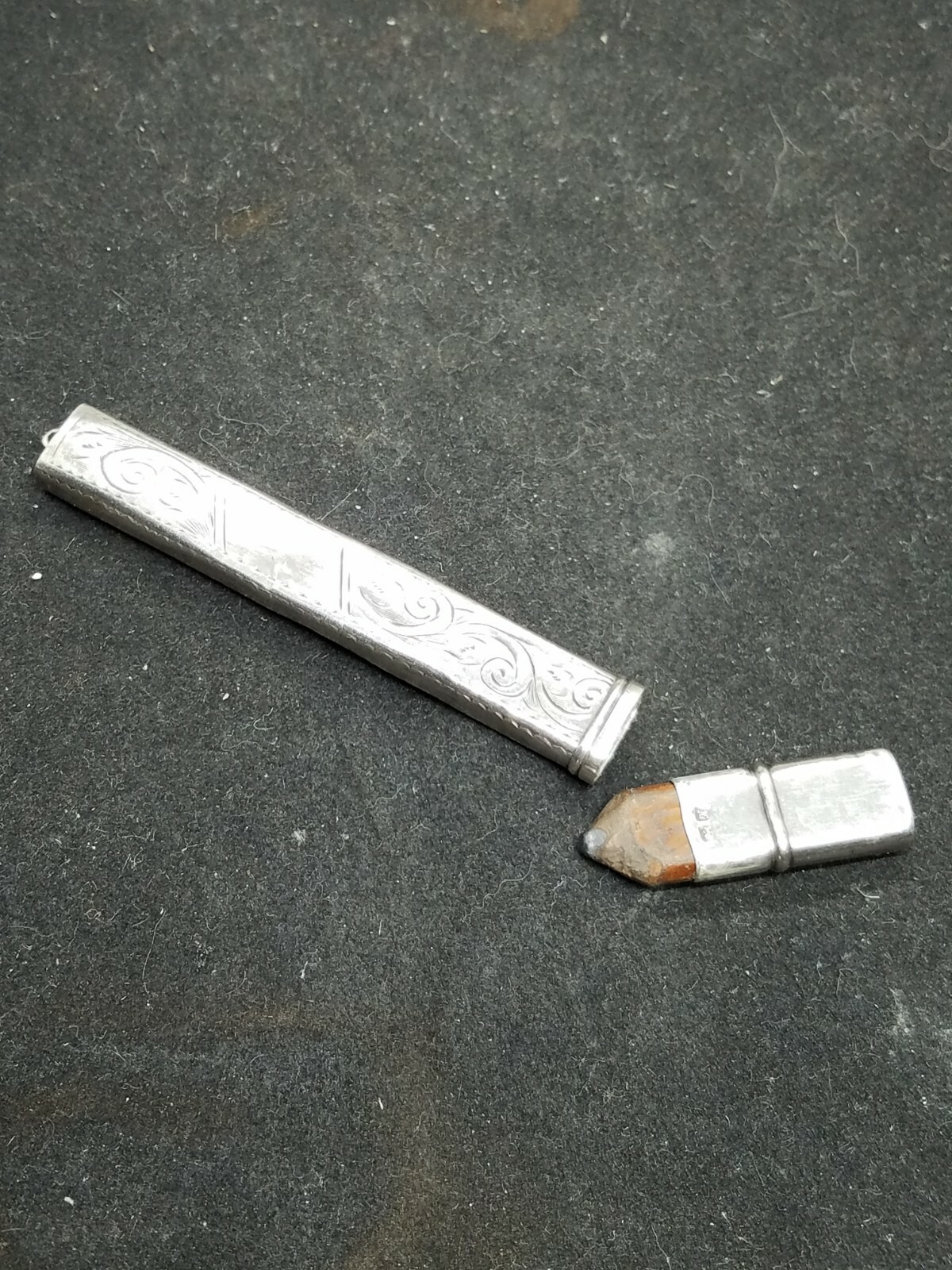 Antique Sterling Silver Marked Vest / Pendant Pencil 4.28 Grams