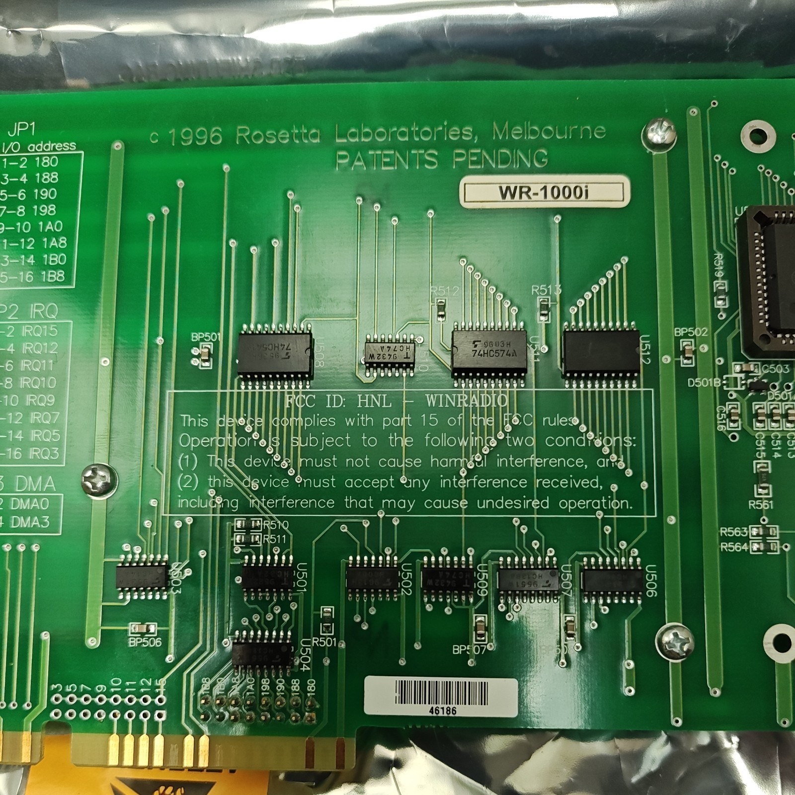 Rosetta Laboratories WinRadio WR-1000i Vintage Radio GUARANTEED WORKING TESTED