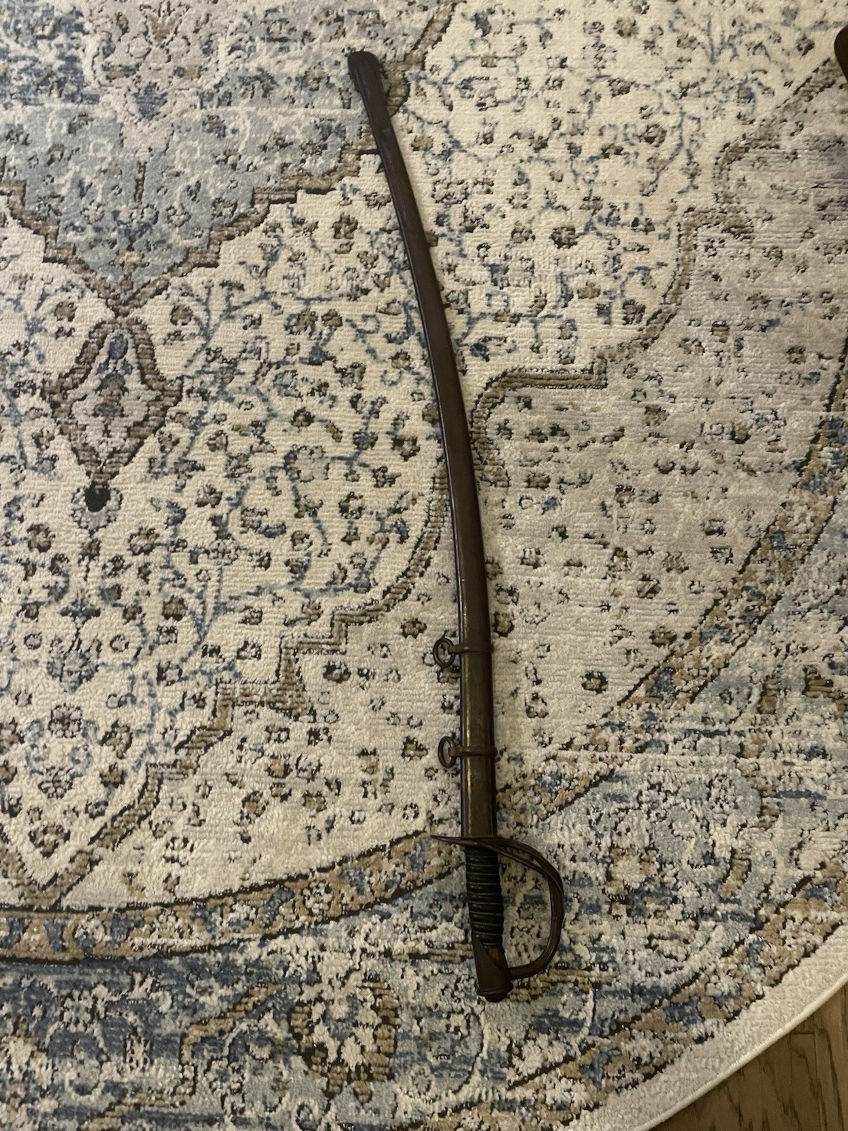 US Cavalry Sword 1906 A.S.Co Marked with Scabbard Original WWI Militaria