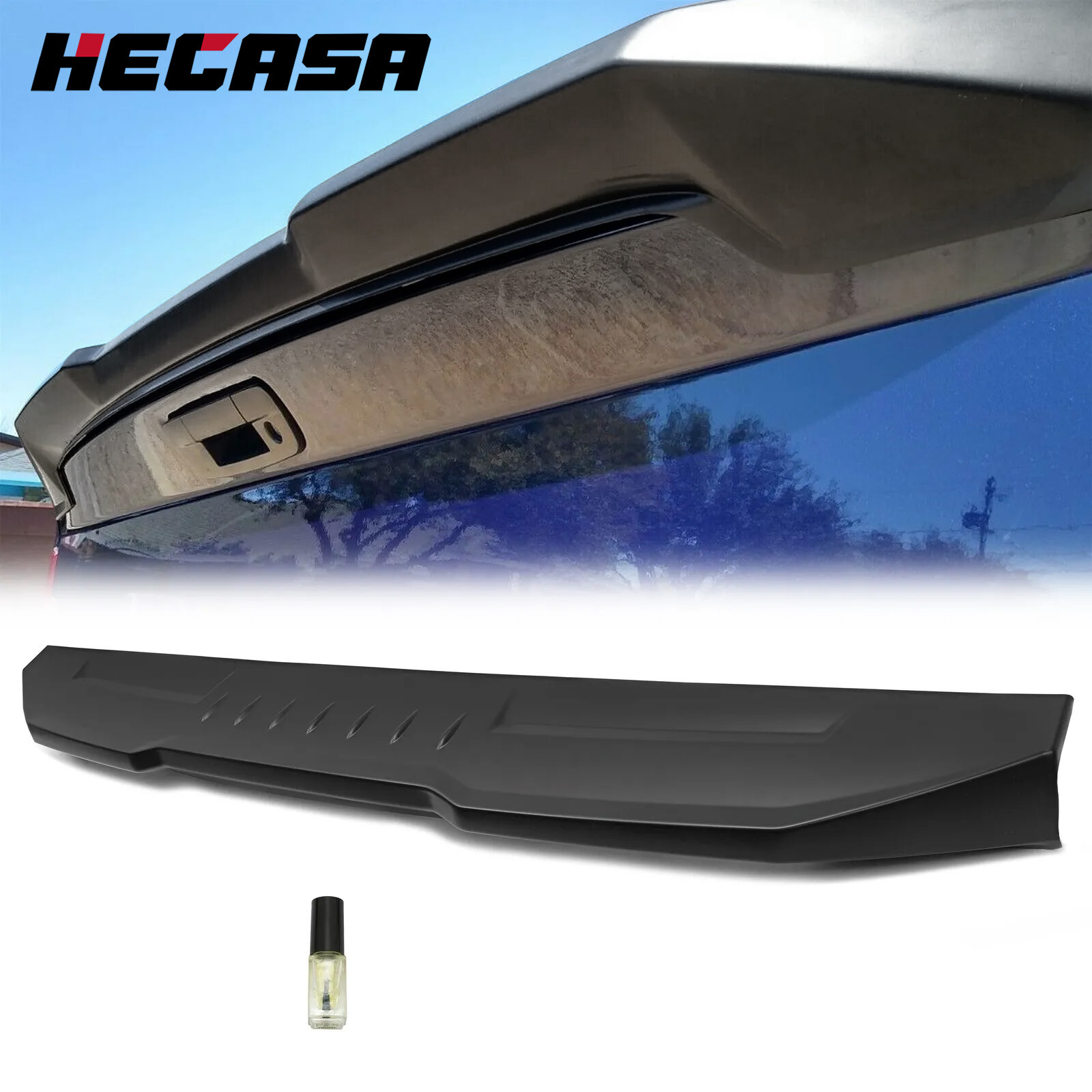 HECASA For 2009-2021 Dodge Ram 1500 2500 3500 Truck Tailgate Spoiler Cover
