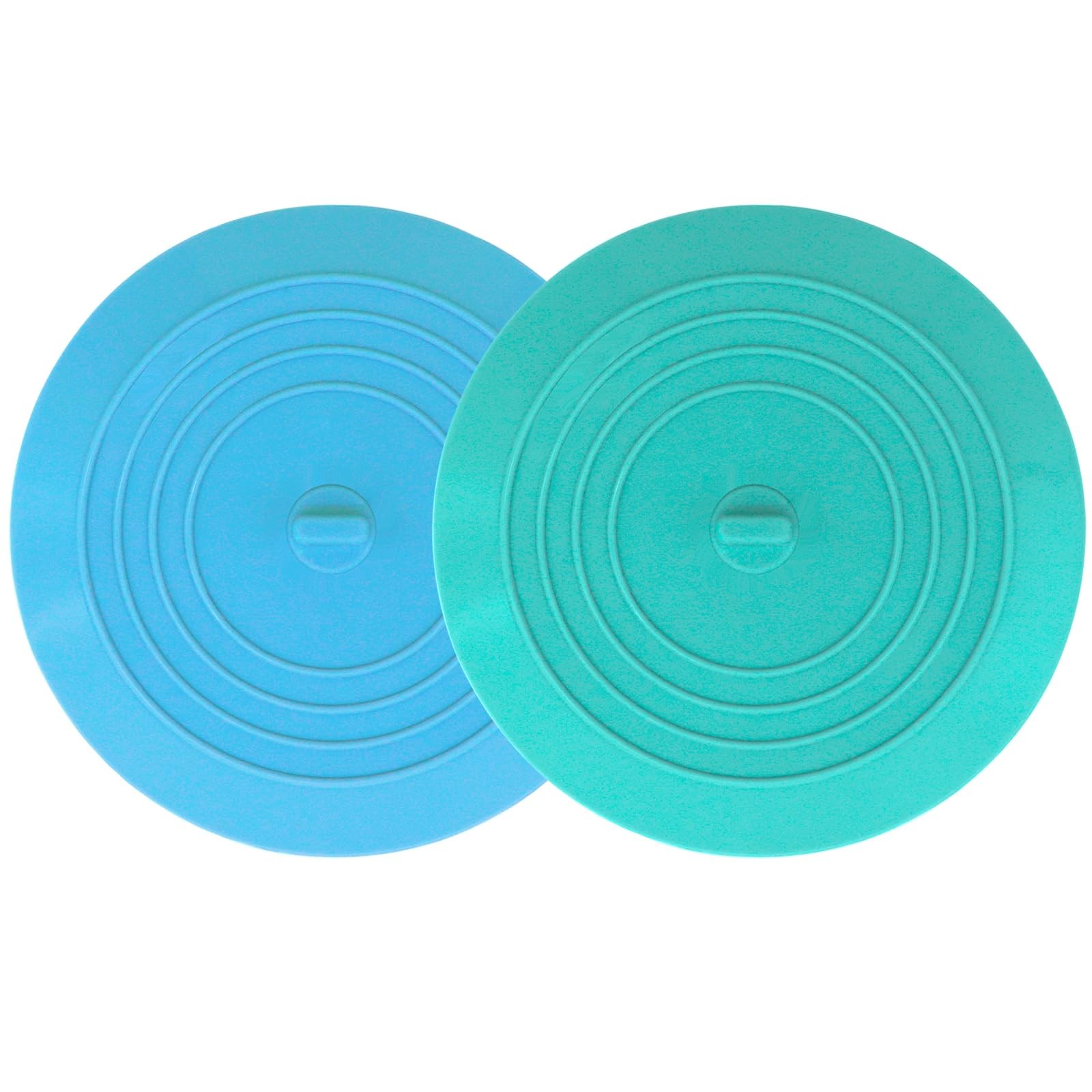 Bathtub Drain Stopper 2 Pack, 5 inches Silicone Tub Stopper Drain Cover, Bath