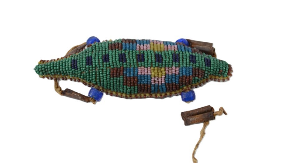 Small Beaded Plains Umbilical Cord Fetish